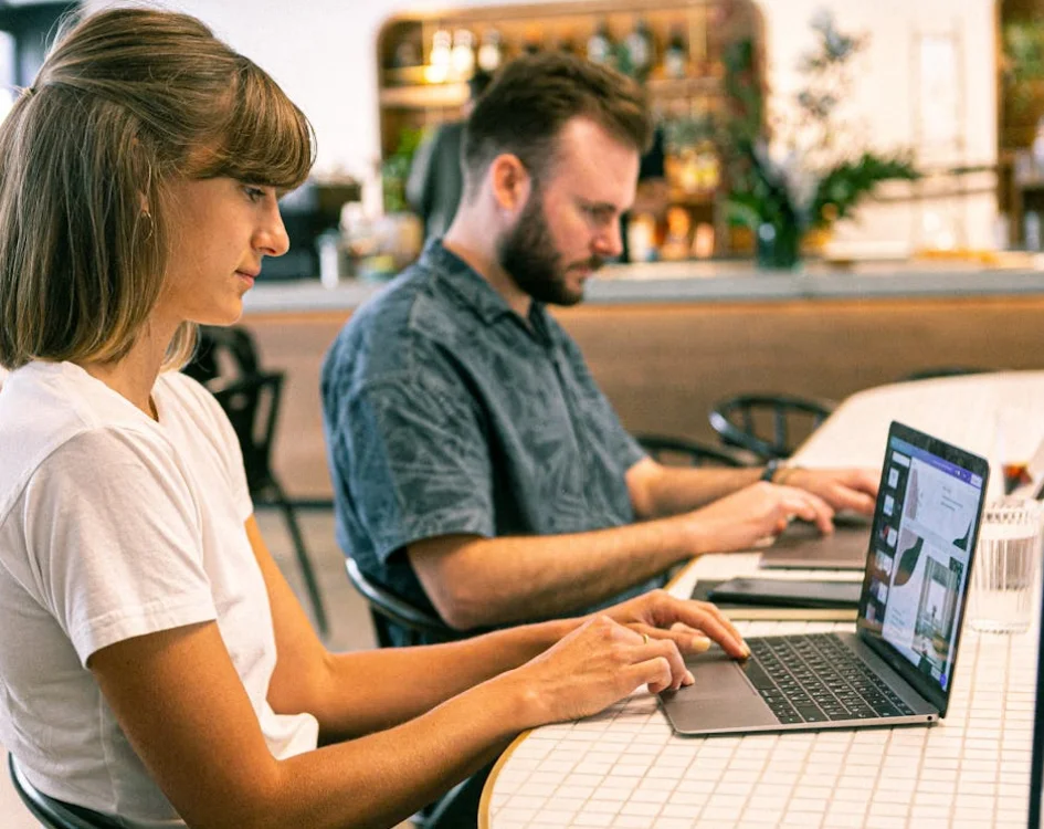 People collaborating on creative crafts and lifestyle tips
