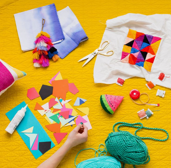 Textile Crafts and Paper Crafts supplies for DIY projects