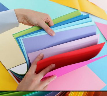 Basic Craft Materials: A Beginner’s Guide to Essential Craft Supplies Basic craft materials for beginners with colorful paper sheets