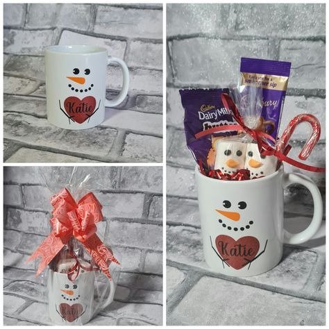 DIY Craft handmade snowman mug gift ideas