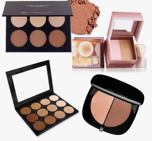 20 Types of Makeup and Their Uses: A Complete Beginner’s Guide Anastasia Beverly Hills and large contour powder palettes displayed with bronzers for types of makeup and their uses.