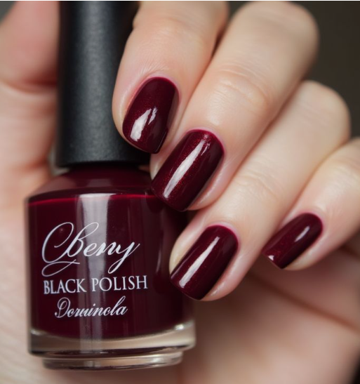 A hand showcasing short, glossy tortoise shell pattern nails, styled for fall nail ideas 2026.