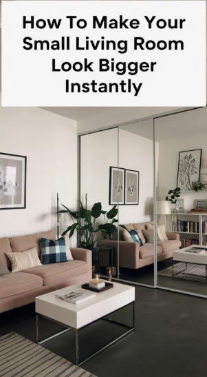 spring living room decor featuring a cozy neutral sofa styled with plaid accent pillows and a white modern coffee table