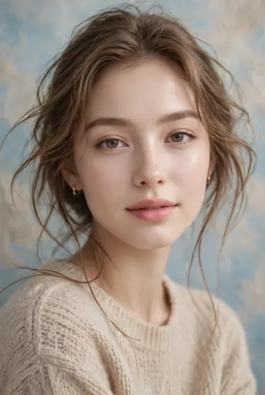 Portrait of a young woman with a clear, radiant complexion showing how to make my skin beautiful naturally.